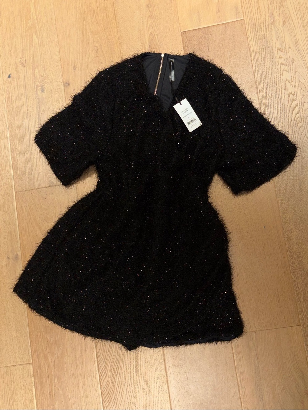 NWT Black Sparking Romper - XL